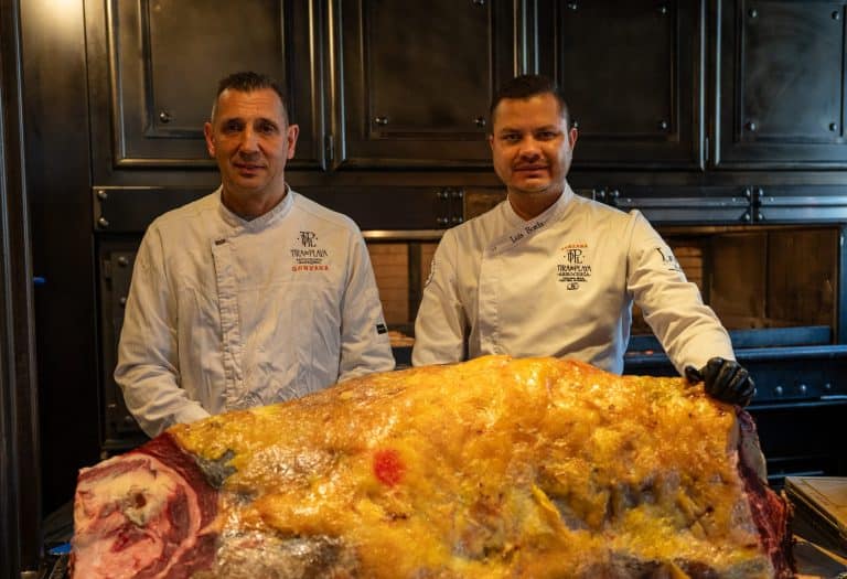 Jornadas gastronómicas de buey gallego en asador Gonzaba madrid , asador de referencia.
